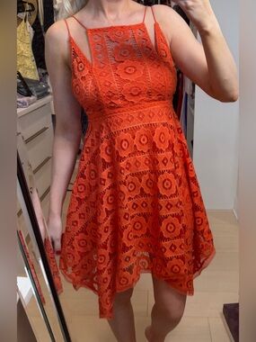 Orange Free People Dress